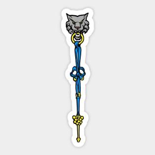 wolf knocker Sticker